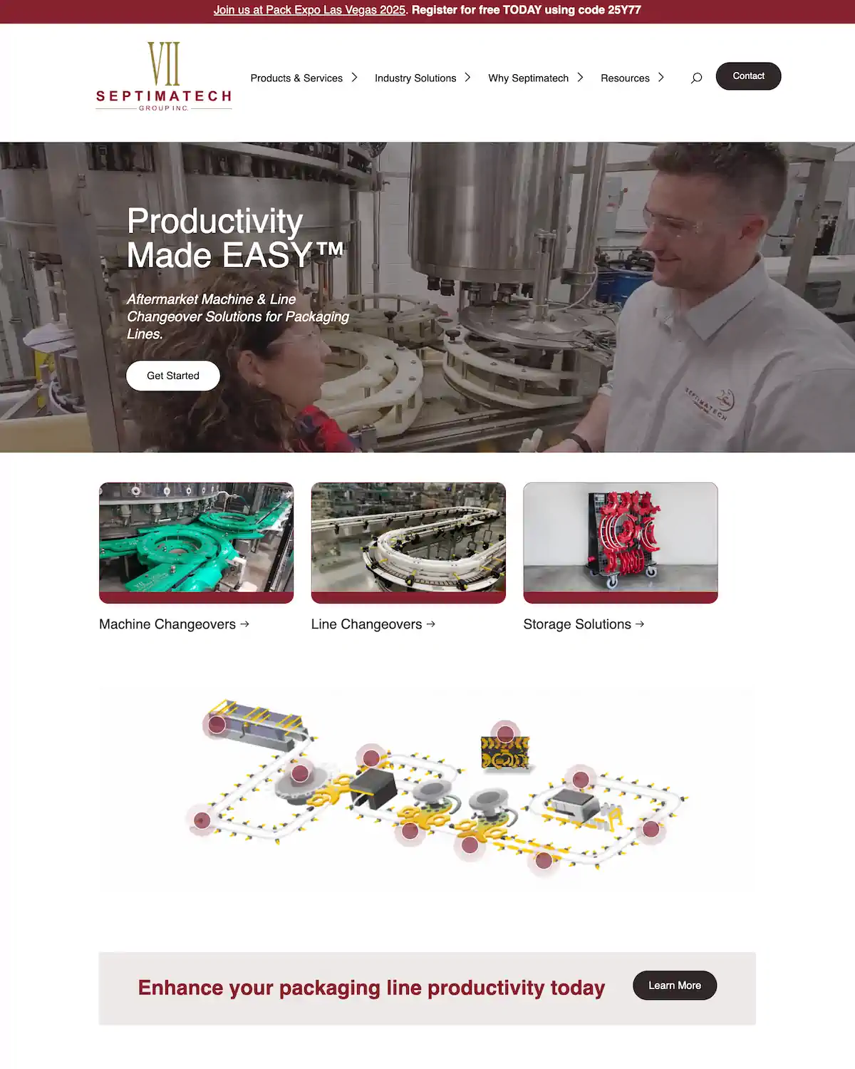 Septimatech website After