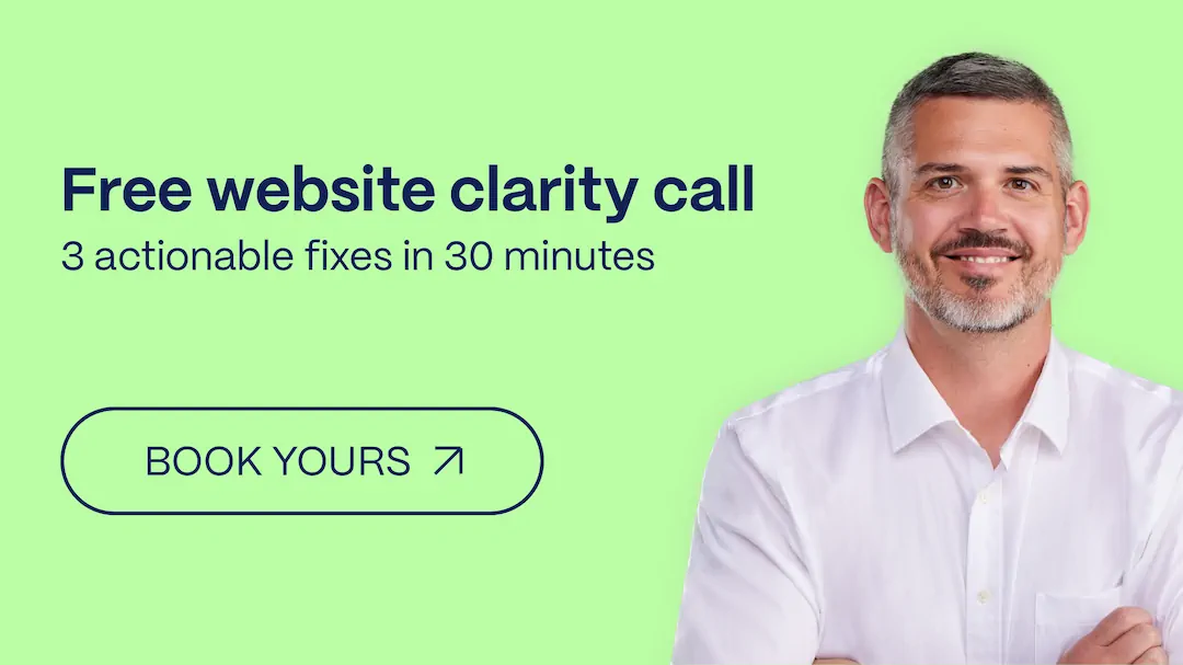 Free website clarity call: 3 actionable fixes in 30 minutes
